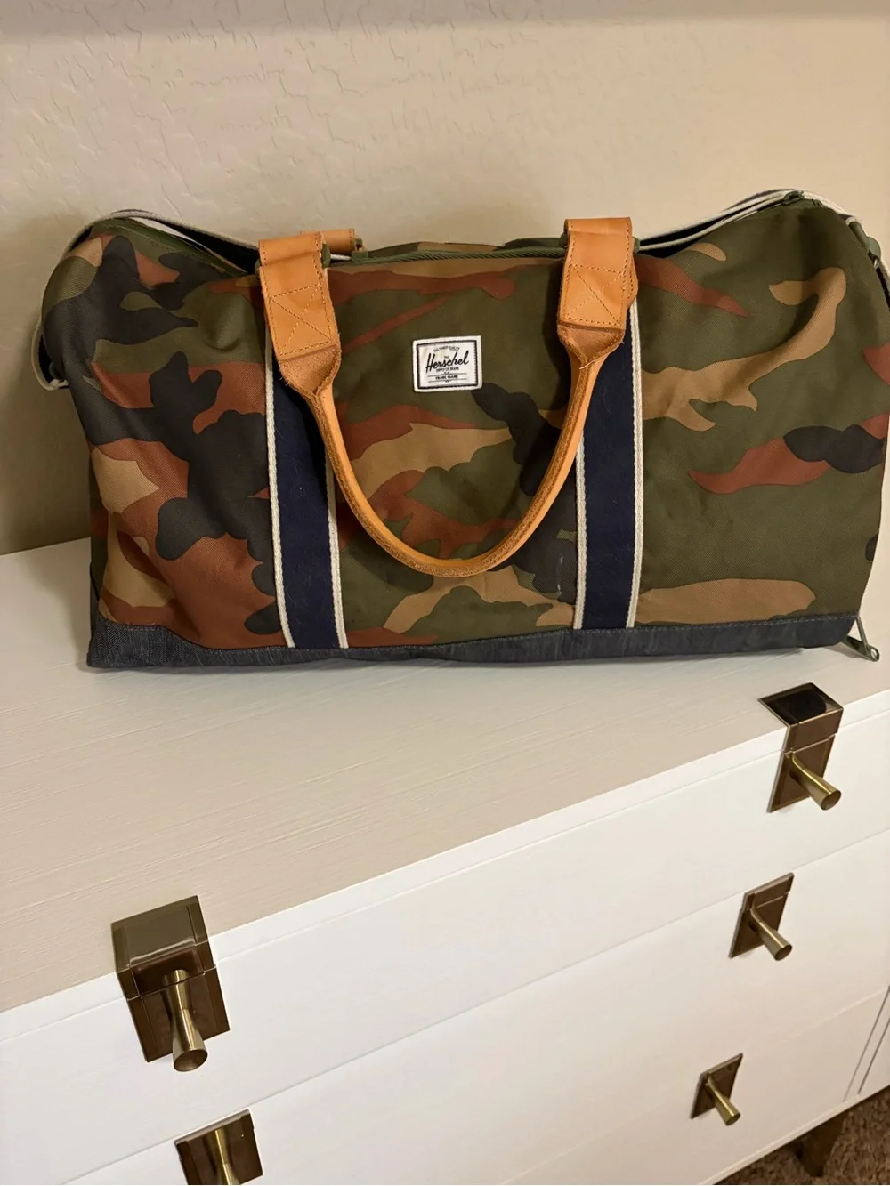 ✈️Unisex Herschel Supply Co. Camouflage Travel Duffel Carry On Weekend bag ✈️